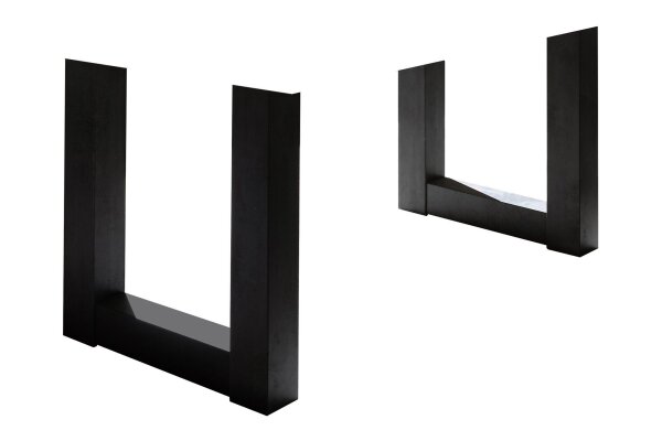 Tischgestell ausziehbar  115 x 73 x 56  schwarzstahl 13064