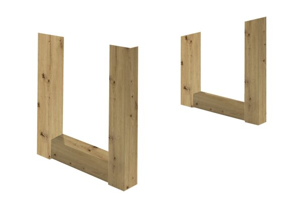 Tischgestell  54 x 71 x 9  asteiche 13065