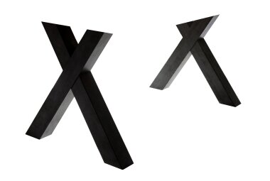 Tischgestell  68 x 71 x 9  schwarzstahl 13073