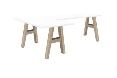 Eckschreibtisch Eda 3 190 x 120 x 75 Computertisch Eiche...