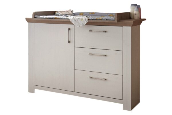 Wickelkommode  Ebony 117 x 44/71 x 92/99 Wickeltisch...