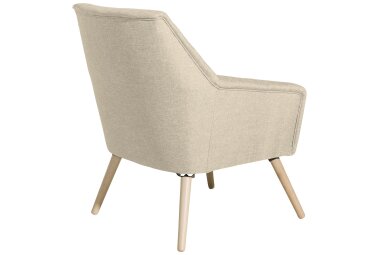Sessel Kachka Bezug Flachgewebe Buche natur / beige 21034