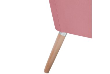 Sessel Kachka Bezug Samtvelour Buche natur / rosé 21053