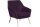 Sessel Kachka Bezug Samtvelour Buche natur / purple 21054