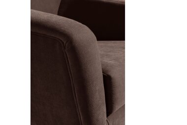 Sessel Kachka Bezug Veloursstoff Buche natur / braun 21070