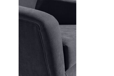 Sessel Kachka Bezug Veloursstoff Buche natur / anthrazit 21072