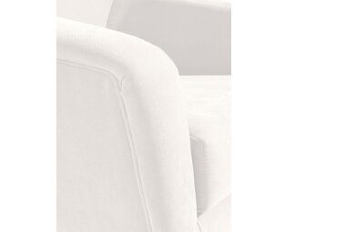 Sessel Kachka Bezug Veloursstoff Buche natur / creme 21073