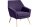 Sessel Kachka Bezug Veloursstoff Buche natur / violett 21081
