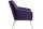 Sessel Kachka Bezug Veloursstoff Buche natur / violett 21081