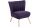 Sessel Kadisha Bezug Velourstoff Buche natur / violett 21141