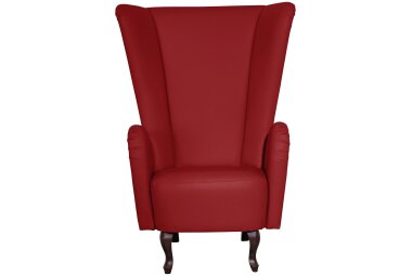 Hochlehnsessel Kailey Bezug Kunstleder Buche nussbaum...