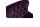 Sessel Kaiya Bezug Samtvelours Buche natur / purple 21223