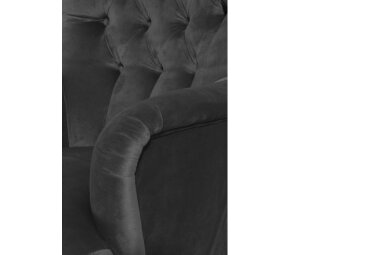 Sessel Kaiya Bezug Samtvelours Buche natur / anthrazit 21224