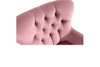 Sessel Kaiya Bezug Samtvelours Buche natur / rosé 21226