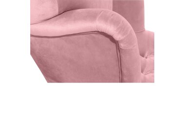 Sessel Kaiya Bezug Samtvelours Buche natur / rosé 21226