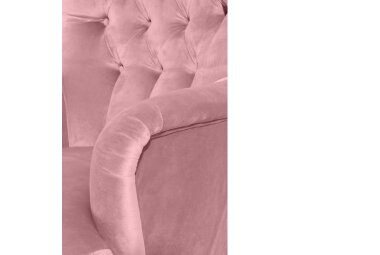 Sessel Kaiya Bezug Samtvelours Buche natur / rosé 21226