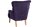 Sessel Kaiya Bezug Veloursstoff Buche natur / violett 21243