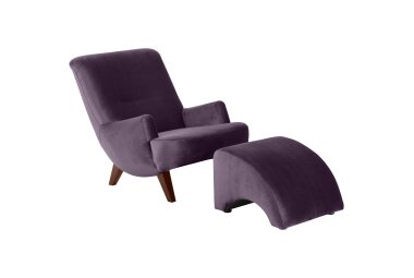 Sessel Kajsa 71x80x101 Bezug Samtvelours Buche...