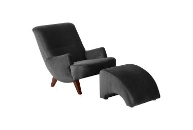 Sessel Kajsa 71x80x101 Bezug Samtvelours Buche...