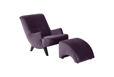 Sessel Kajsa 71x80x101 Bezug Samtvelours Buche...