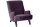 Sessel Kajsa 71x80x101 Bezug Samtvelours Buche schwarz/purple
