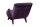 Sessel Kajsa 71x80x101 Bezug Samtvelours Buche schwarz/purple