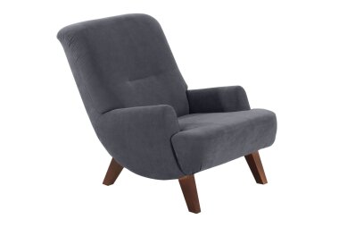 Sessel Kajsa 71x80x101 Bezug Veloursstoff Buche...