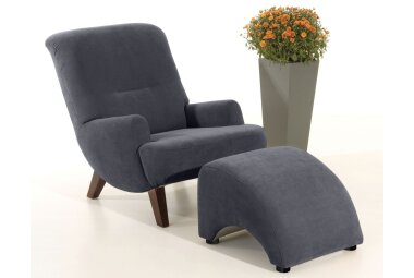 Sessel Kajsa 71x80x101 Bezug Veloursstoff Buche...