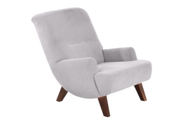 Sessel Kajsa 71x80x101 Bezug Veloursstoff Buche...