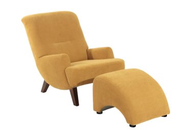 Sessel Kajsa 71x80x101 Bezug Veloursstoff Buche...