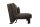 Faltsofa Kalomira Bezug Flachgewebe Metall schwarz / braun 21488