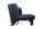 Faltsofa Kalomira Bezug Flachgewebe Metall schwarz / blau 21492