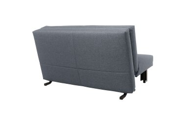 Faltsofa Kalomira Bezug Flachgewebe Metall schwarz / denim 21494