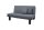 Faltsofa Kalomira Bezug Flachgewebe Metall schwarz / denim 21494