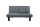 Faltsofa Kalomira Bezug Flachgewebe Metall schwarz / denim 21494