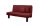 Faltsofa Kalomira Bezug Flachgewebe Metall schwarz / rot 21496