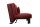 Faltsofa Kalomira Bezug Flachgewebe Metall schwarz / rot 21496