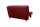 Faltsofa Kalomira Bezug Flachgewebe Metall schwarz / rot 21496
