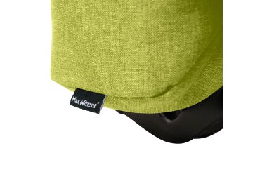 Faltsessel Kalomira Bezug Flachgewebe Metall schwarz / apfel 21509