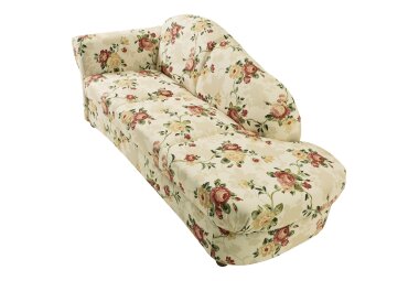 Recamiere Armlehne links Kama Bezug Flachgewebe Buche nussbaum dunkel / multi 21513