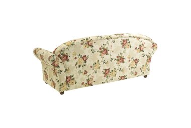 Sofa 2,5-Sitzer Kama Bezug Flachgewebe Buche nussbaum dunkel / multi 21515