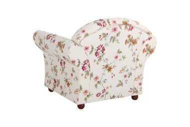 Sessel Kama Bezug Flachgewebe Buche nussbaum dunkel / weiß 21522