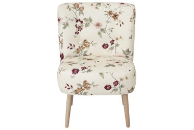 Sessel Kamle Bezug Flachgewebe Buche natur / weiß 21638