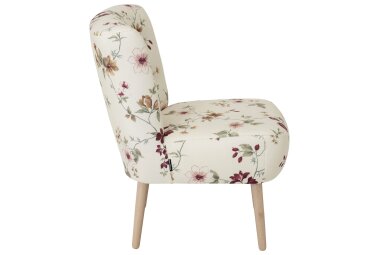 Sessel Kamle Bezug Flachgewebe Buche natur / weiß 21638