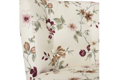 Sessel Kamle Bezug Flachgewebe Buche natur / weiß 21638