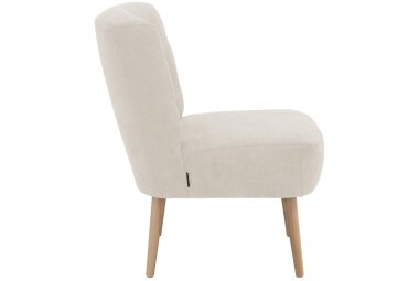 Sessel Kamle Bezug Flachgewebe Buche natur / beige 21640