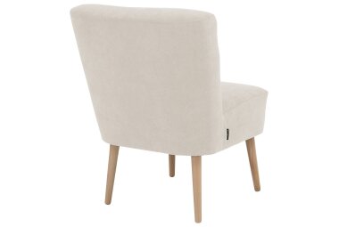 Sessel Kamle Bezug Flachgewebe Buche natur / beige 21640