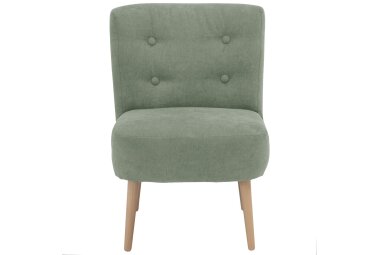 Sessel Kamle Bezug Flachgewebe Buche natur / hellgrün 21643