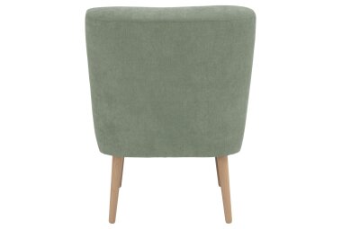 Sessel Kamle Bezug Flachgewebe Buche natur / hellgrün 21643