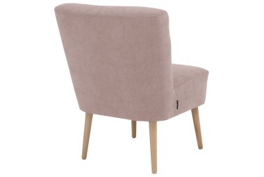 Sessel Kamle Bezug Flachgewebe Buche natur / rosé 21644